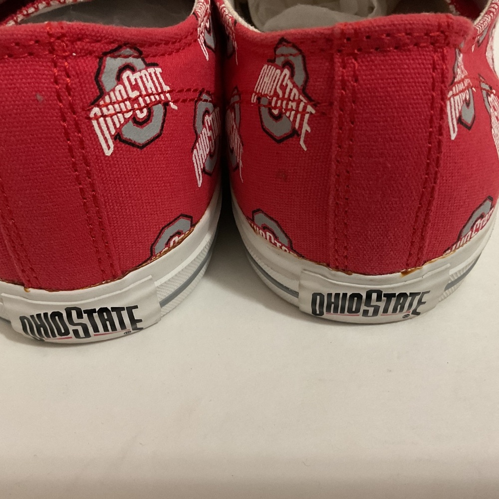Ohio State Buckeyes Canvas Tennis Shoes, Women’s Size 8 - Picture 4 of 7
